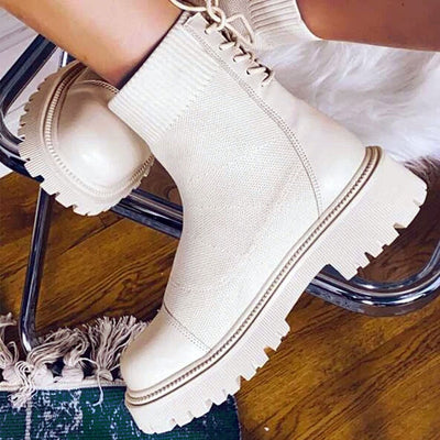 Botas tobilleras con plataforma