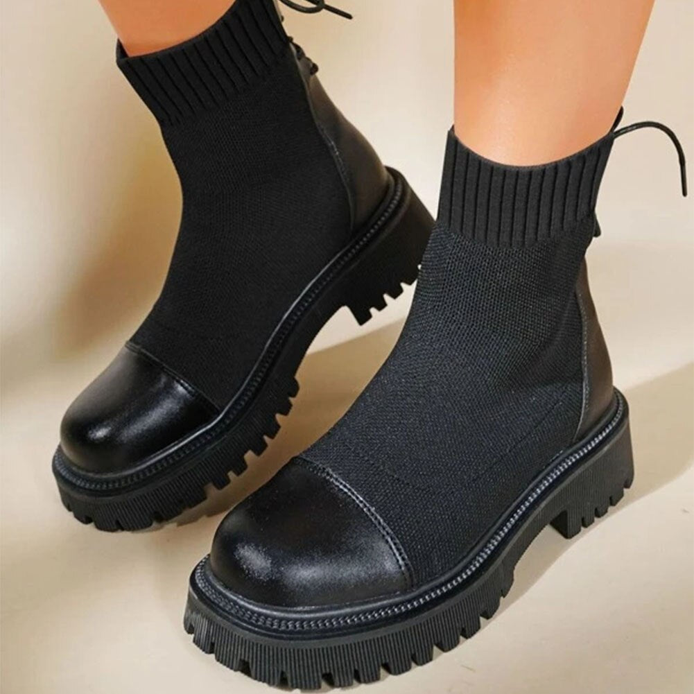 Botas tobilleras con plataforma