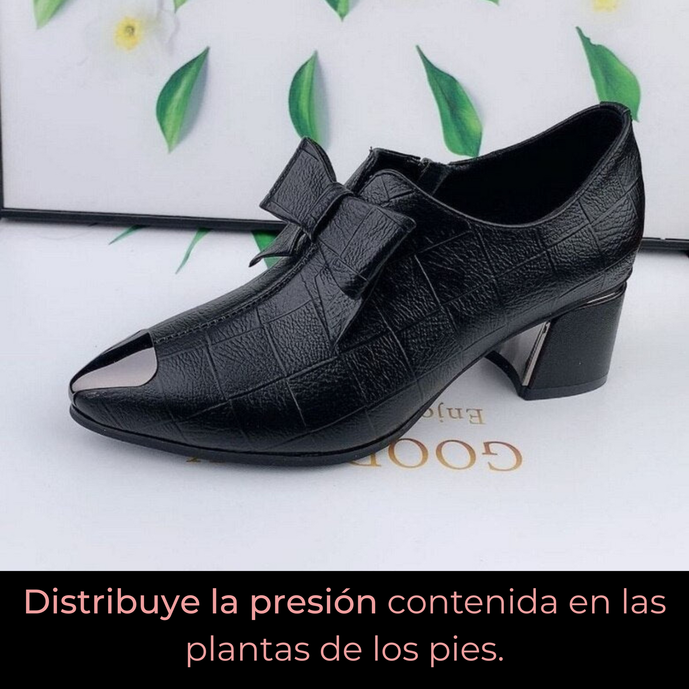 Zapato Elegancia punta Metal