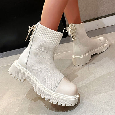 Botas tobilleras con plataforma