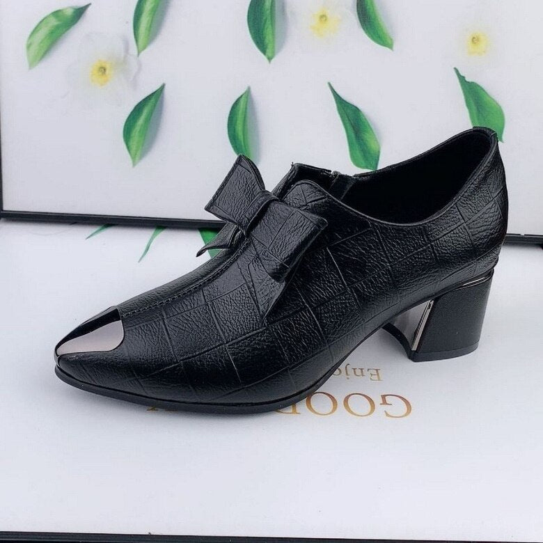 Zapato Elegancia punta Metal