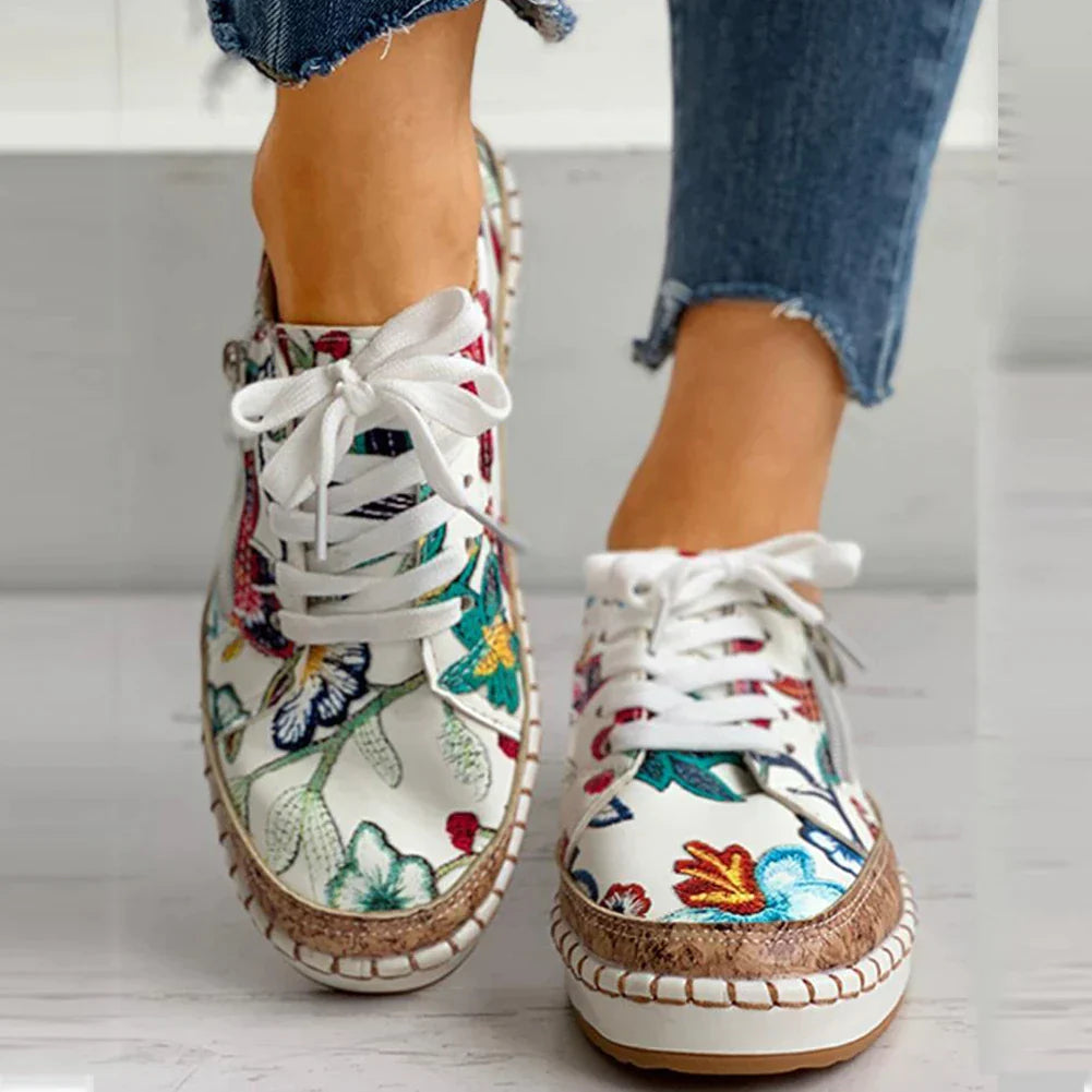 Elin™ | Zapatos ortopédicos de mujer con relleno de flores