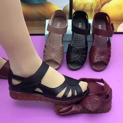 Sandalias casuales de tacón bajo