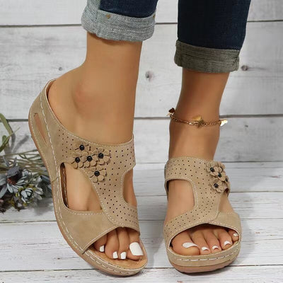 Sandalias romanas estilo gladiador mujer